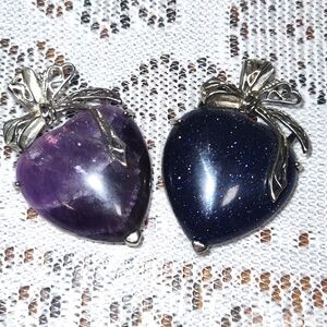 2 For $15 Bundle Sale! 1 For $15 And 2 For $30 Amethyst And Sandstone Necklace